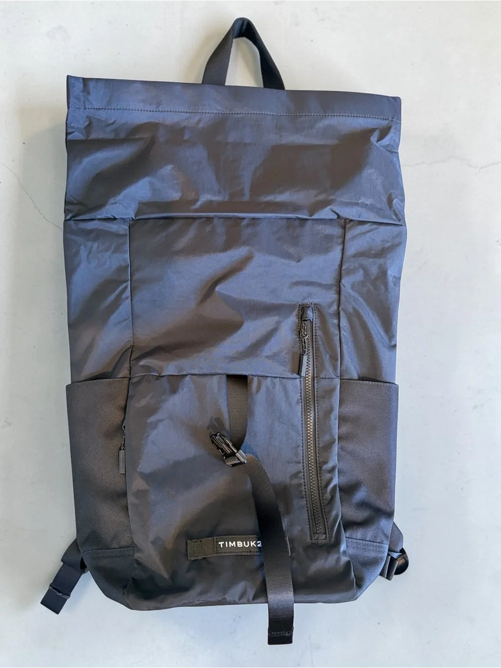 Timbuk2 Tuck Black Roll-Top Backpack New With Tags